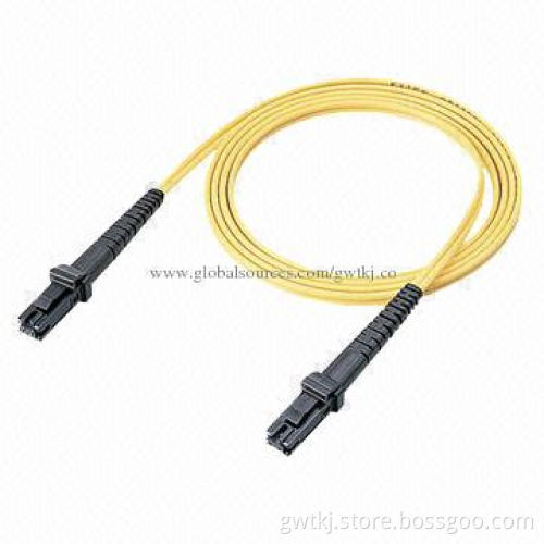 MTRJ patch cord, network patch panel cutout